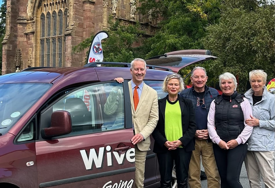 Local MPs visit essential charity transport service